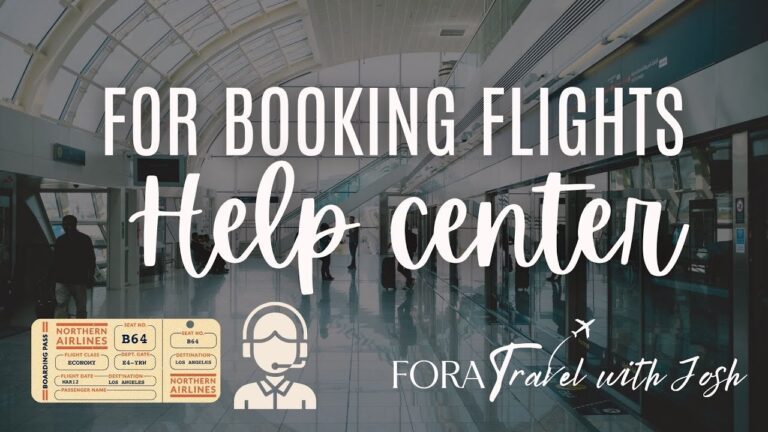 Help center for Booking Flights